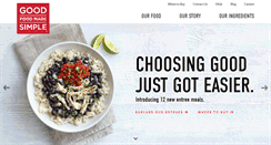 Desktop Screenshot of goodfoodmadesimple.com